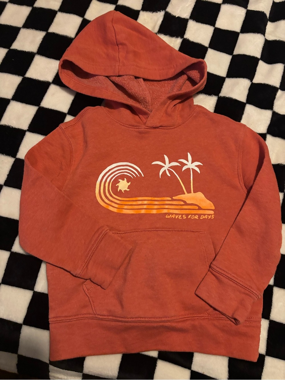 Xsmall size 5 old navy orange waves for days sweater